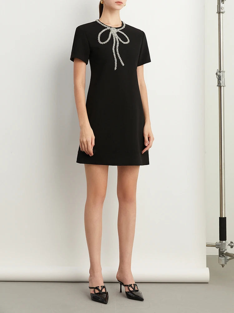 Vestido Bordado Cristal - elegante