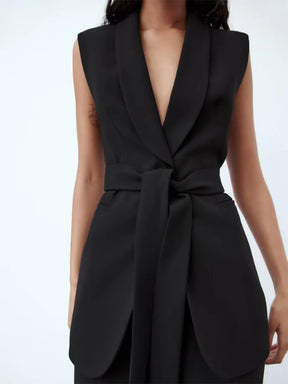 Calça/colete crossover Alfaiataria