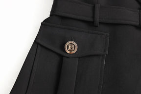 Blazer Com Cinto B - Alfaiataria Luxo