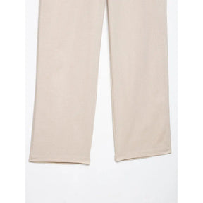 Conjunto Casual Feminino com Cinto, Camisa de Linho e Calça