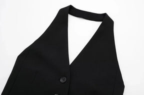 Colete Frente única Com detalhe nas costas