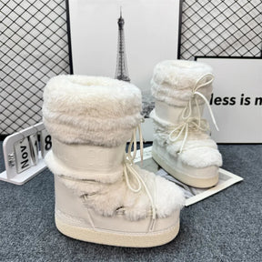 Bota de Inverno Aveludada Antiderrapante- Coleção SKI