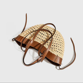 Bolsa Palha Trançada - Elegância e Sofisticação