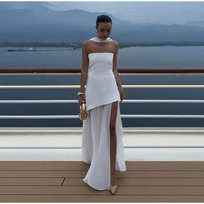 Vestido Longo Tomara que Caia com Fenda – Elegância e Sensualidade na Medida Certa