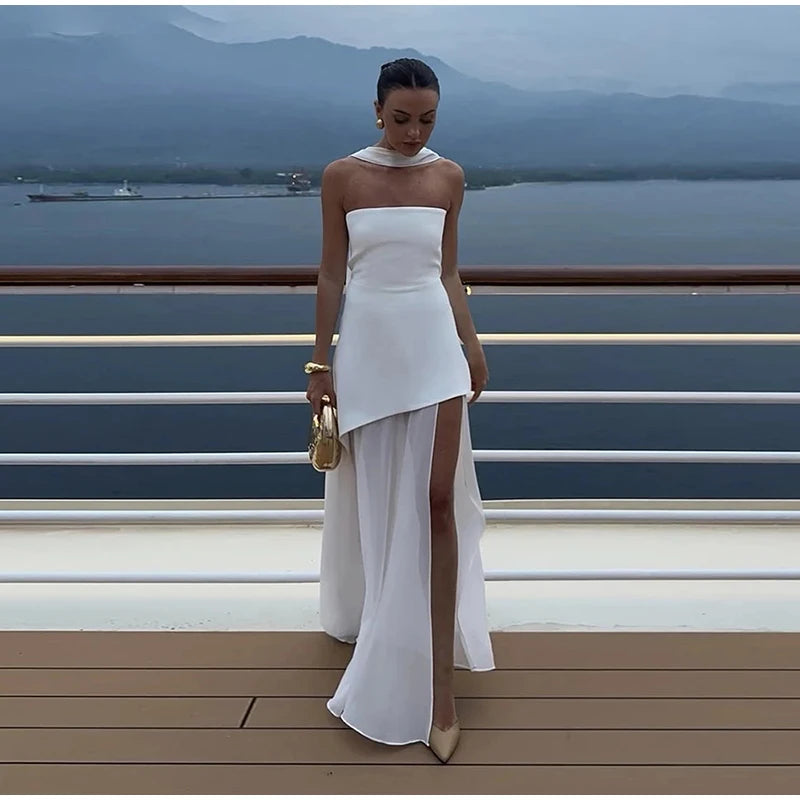 Vestido Longo Tomara que Caia com Fenda – Elegância e Sensualidade na Medida Certa