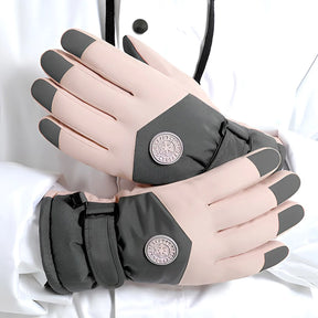 Luvas de Inverno para Esportes com Isolamento Térmico e Proteção Antiderrapante