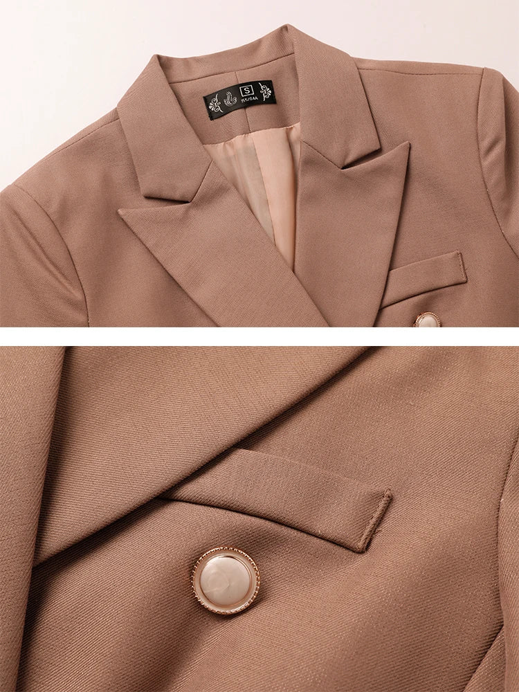 Conjunto elegante Blazer e calça alfaiataria