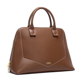 Bolsa CHCH Estruturada de Ombro com Amplo Espaço Interno e Acabamento Sofisticado