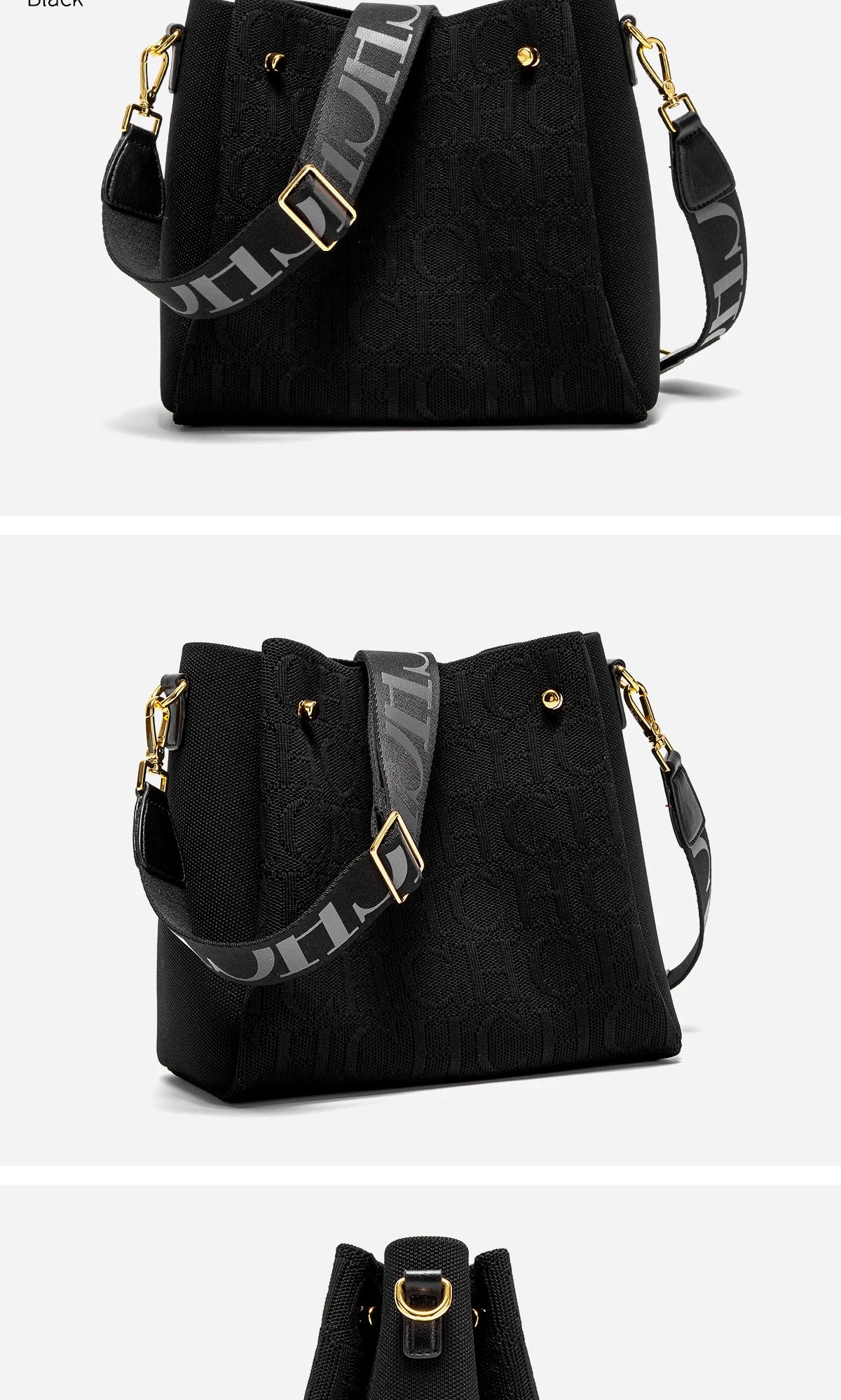 Bolsa CHCH – Bolsa de Ombro, Fecho Magnético, Grande Capacidade, Moderna e Elegante