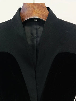 Blazer Veludo - Duas Texturas