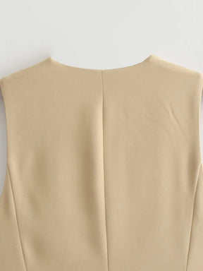 Conjunto de Colete e Saia Longa - Estilo e Elegância