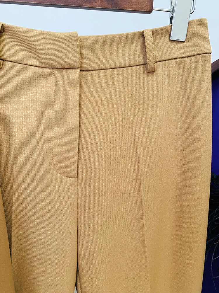 Conjunto de Alfaiataria Blazer Bordado e Calça Slim Fit- Exclusivo Sea Dress