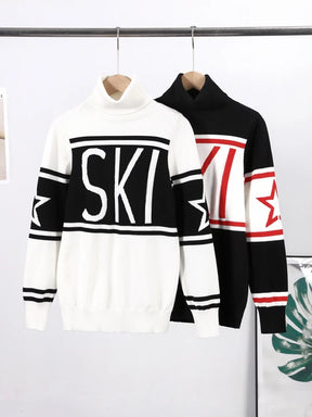 Suéter de Tricô com Gola Alta – Conforto Térmico e Estilo Atemporal