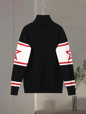 Suéter de Tricô com Gola Alta – Conforto Térmico e Estilo Atemporal