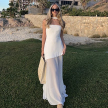 Vestido Longo Tomara que Caia com Fenda – Elegância e Sensualidade na Medida Certa