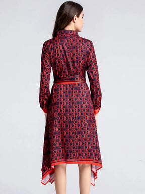 Vestido Estampa Lenço CHCH - Novidade