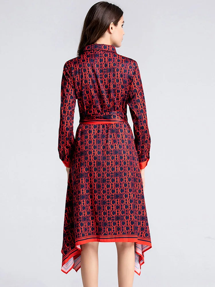 Vestido Estampa Lenço CHCH - Novidade