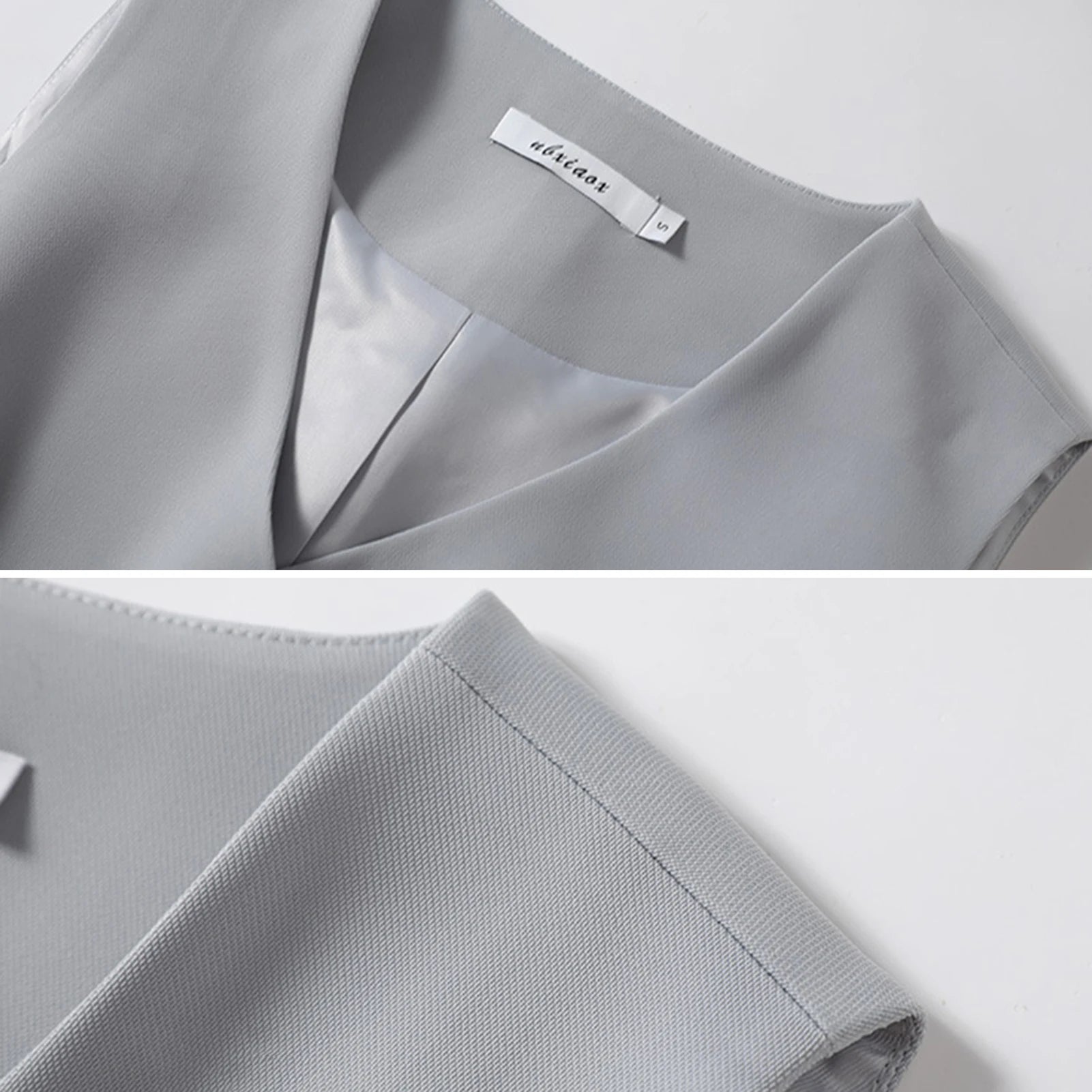 Colete Com detalhe Bolso Alfaiataria