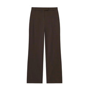 Conjunto Contemporâneo Sem Mangas com Cinto e Calça de Alfaiataria