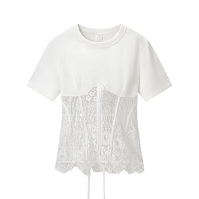 Blusa com Aplicação de Renda