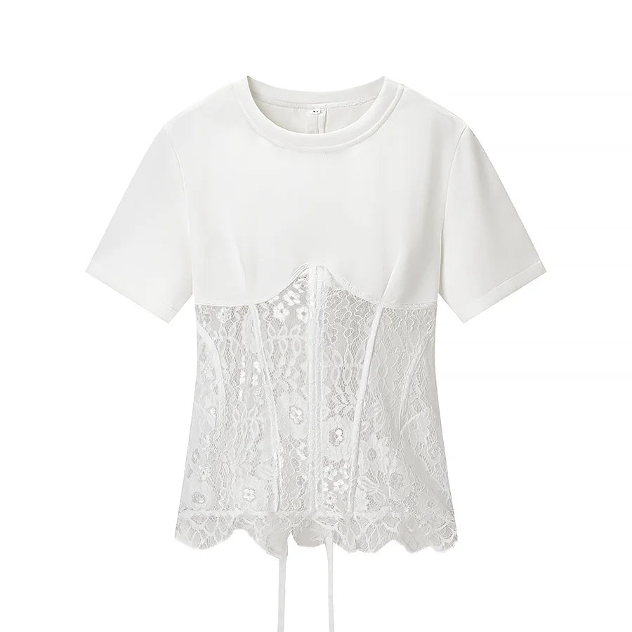 Blusa com Aplicação de Renda