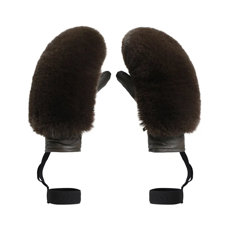 Luvas para Neve com Proteção Térmica e Forro Plush