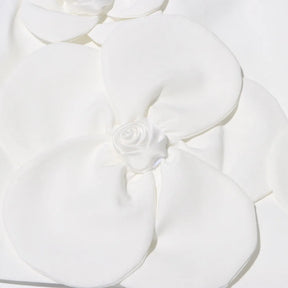 Vestido de Flores 3D – Sem Mangas, Elegância e Sofisticação