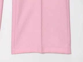 Colete Sem Mangas com Saia Curta ou Calça Flare, Estilo Moderno e Minimalista