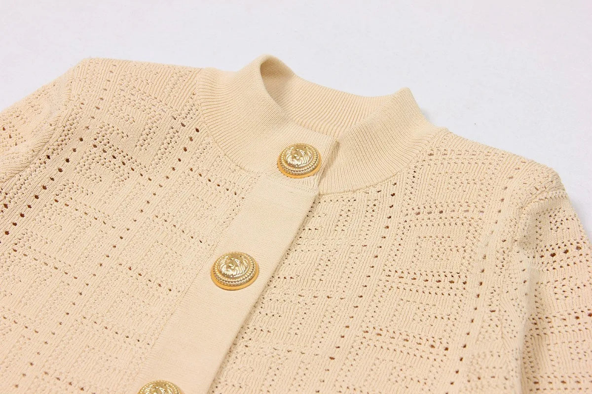 Cardigan Alta costura Com detalhes