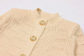 Cardigan Alta costura Com detalhes