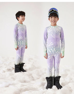 Conjunto Térmico Infantil Ultra Suave: Camada Base de Secagem Rápida