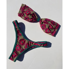 Bikini Push-Up com Estampa Exclusiva e Modelagem Atemporal– Conjunto Sofisticado