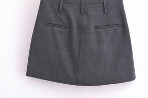 Conjunto Blazer e Saia Alfaiataria - Novidade
