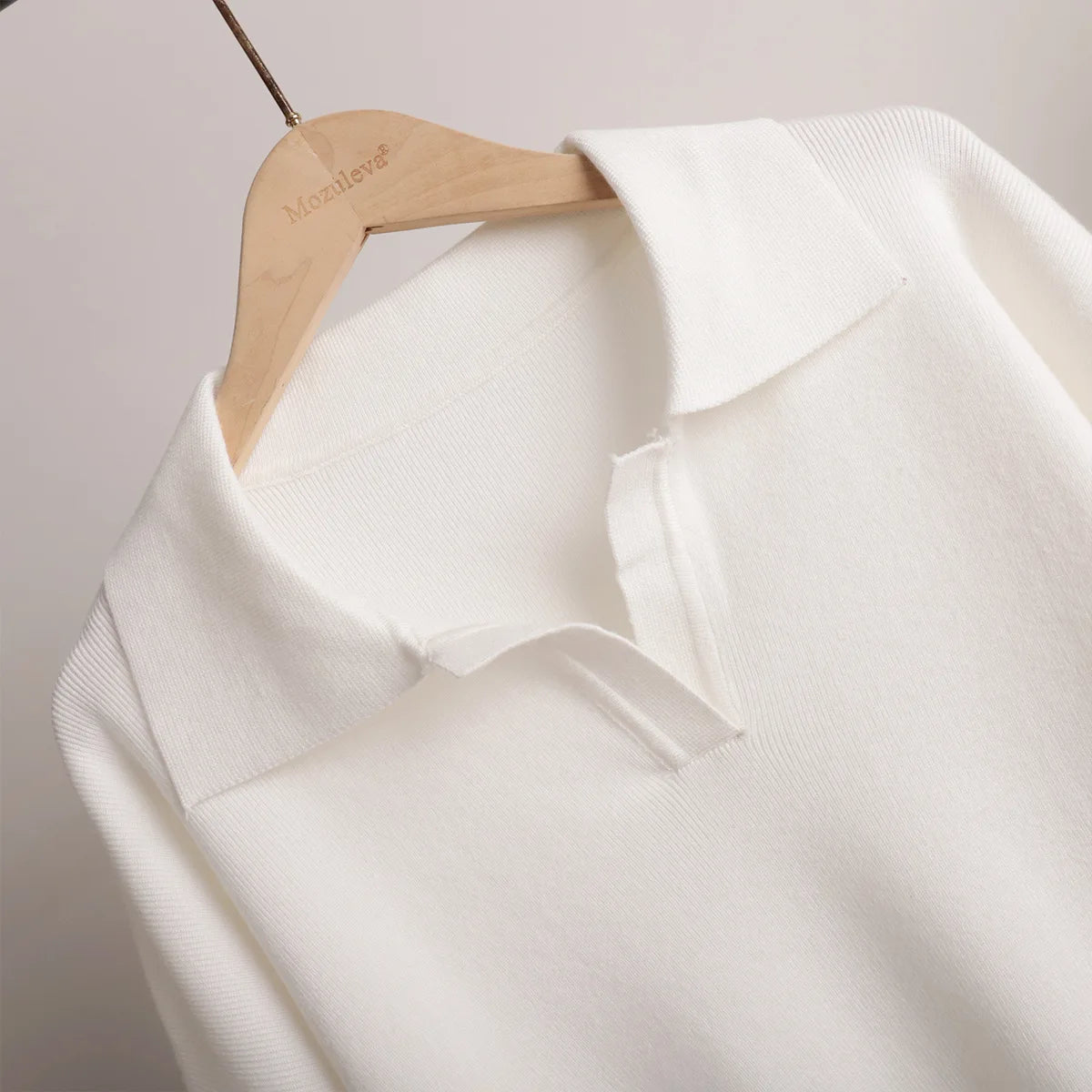 Conjunto Tricot – Suéter de Gola Alta e Calça Wide Leg em Malha Premium