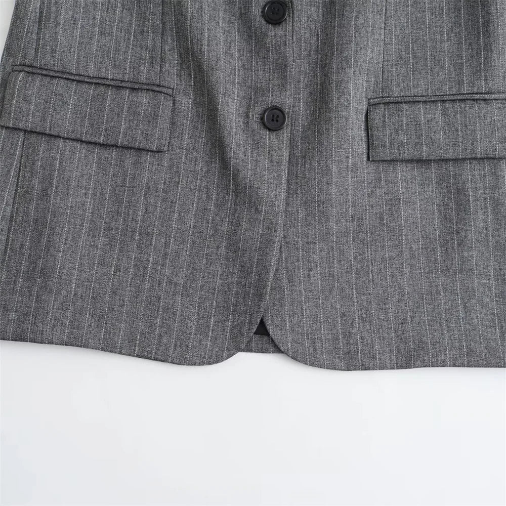 Conjunto Blazer e Saia Alfaiataria - Novidade