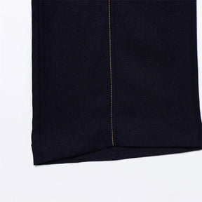 Conjunto Feminino – Blazer Curto com Botões Decorativos e Calça Reta Casual |