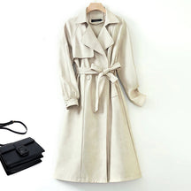 Trench Coat em Pelica de Carneiro com Cinto Integrado
