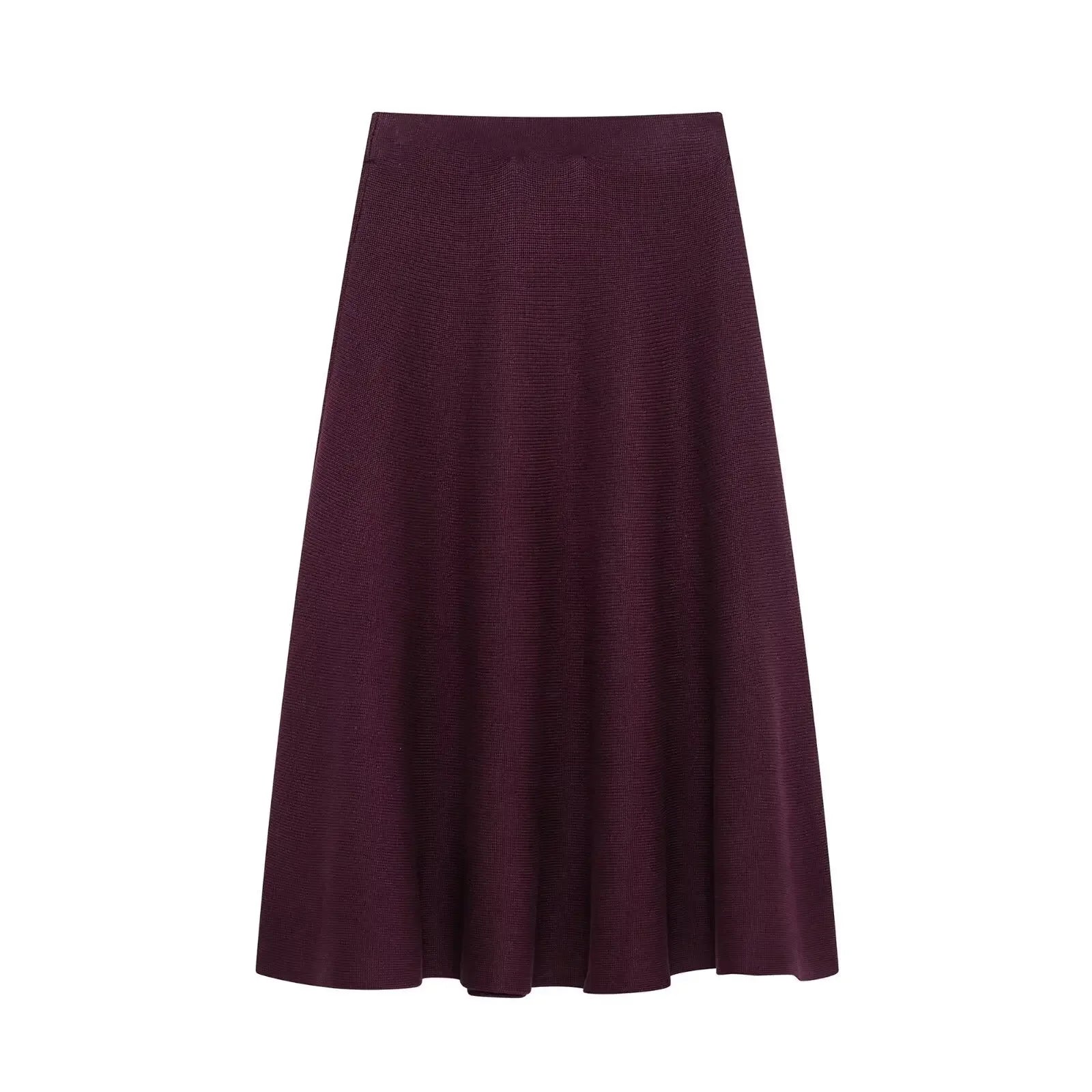 Conjunto Feminino Minimalista em Tricô – Jaqueta + Saia | Look Elegante