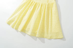 Vestido Prairie Chic – Floral Bordado, Mini, Verão