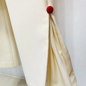 Conjunto Alfaiataria com detalhe botões elegante