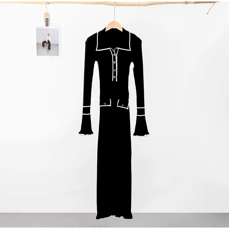 Vestido Tricô Detalhe manga - Novidade