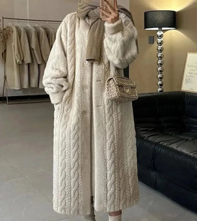 Sobretudo Blusão Tricô Super Quente