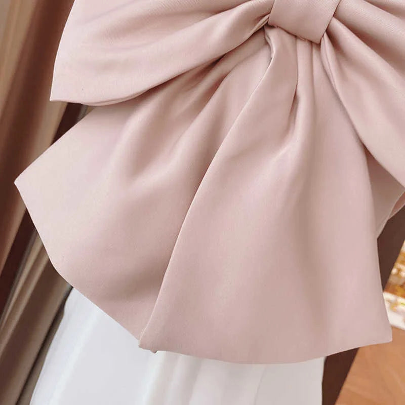 Colete com Laço Grande e Alças Finas - Estilo Sexy e Elegante