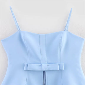 Conjunto Feminino Elegante – Top Tomara-Que-Caia Ajustado + Saia Curta