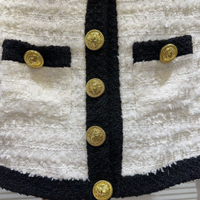 Conjunto Tweed Inverno Alta Costura