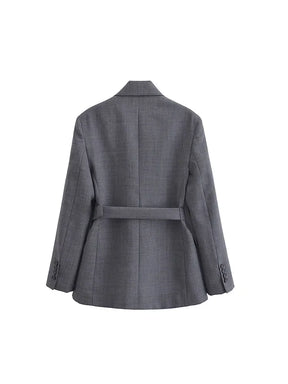Conjunto Blazer e Saia Alfaiataria - Novidade