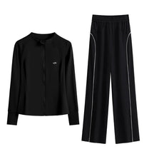Conjunto Esportivo 2 Peças – Jaqueta de Manga Longa e Calça Pantalona Conforto Total
