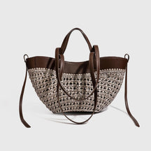 Bolsa Palha Trançada - Elegância e Sofisticação