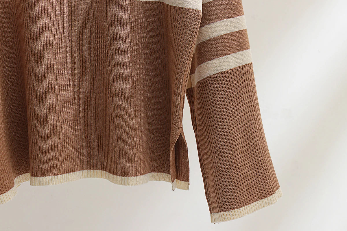 Conjunto Tricô de modal - Listrado