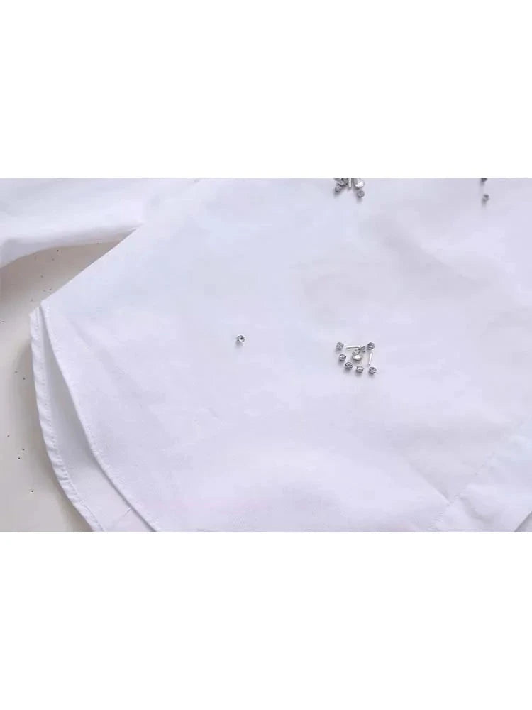 Camisa bordado em Cristais - Novidade